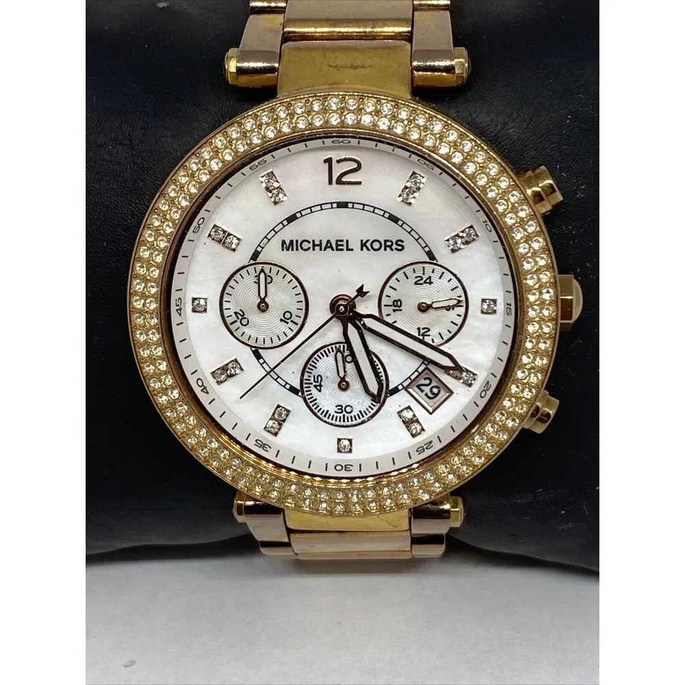Michael Kors MK5491 Women's Rose Gold Stainless Steel Analog Dial Watch MP763 - Picture 2 of 12